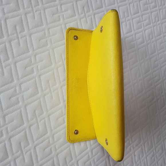 Furla large Leather Babylon Continental Wallet Purse Color: Sunny 028 - Picture 11 of 11